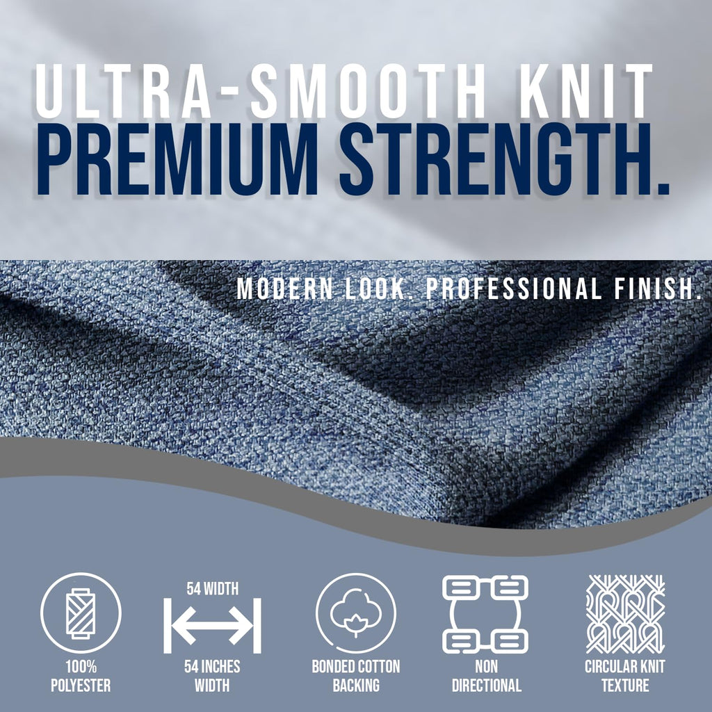 Fabrics Halo Frosted Almond 1 Yard - Stain Resistant, 100% Polyester, Bonded Cotton Backing, 54" Width