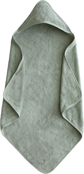 Baby Hooded Towel | Organic Cotton (Moss)