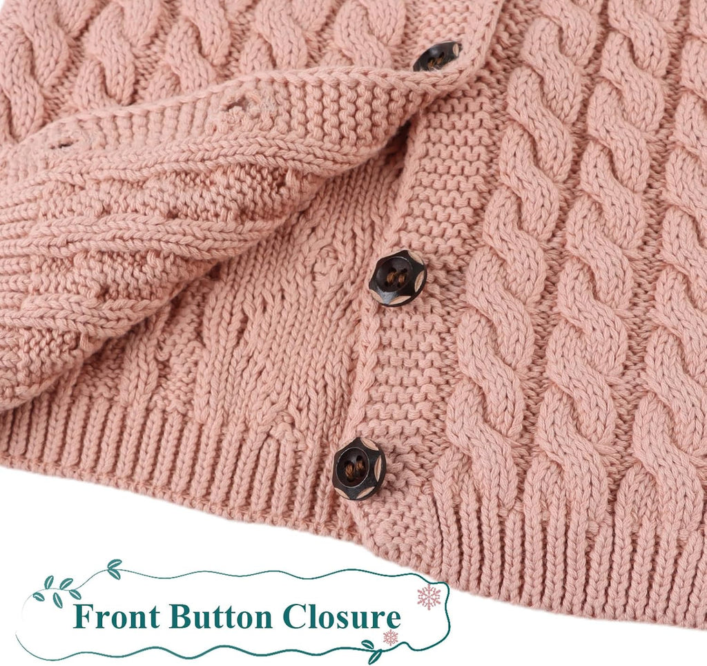 Baby Girl Sweater Toddler Knit Cardigan Infant Boy Long Sleeve Coat