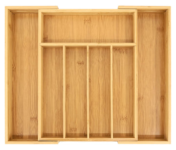 Bamboo Drawer Organizer, Medium, Natural