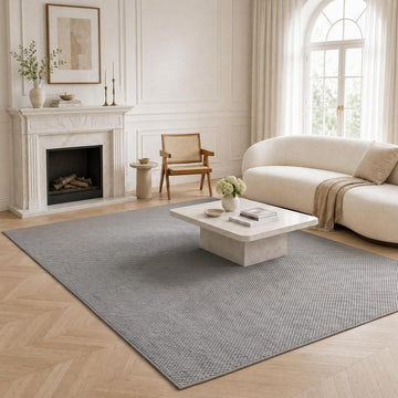 Washable Easy Jute Rug 8x10, Non Slip, Indoor Outdoor Natural Color Fiber Large Area Rugs , Boho Woven Design
