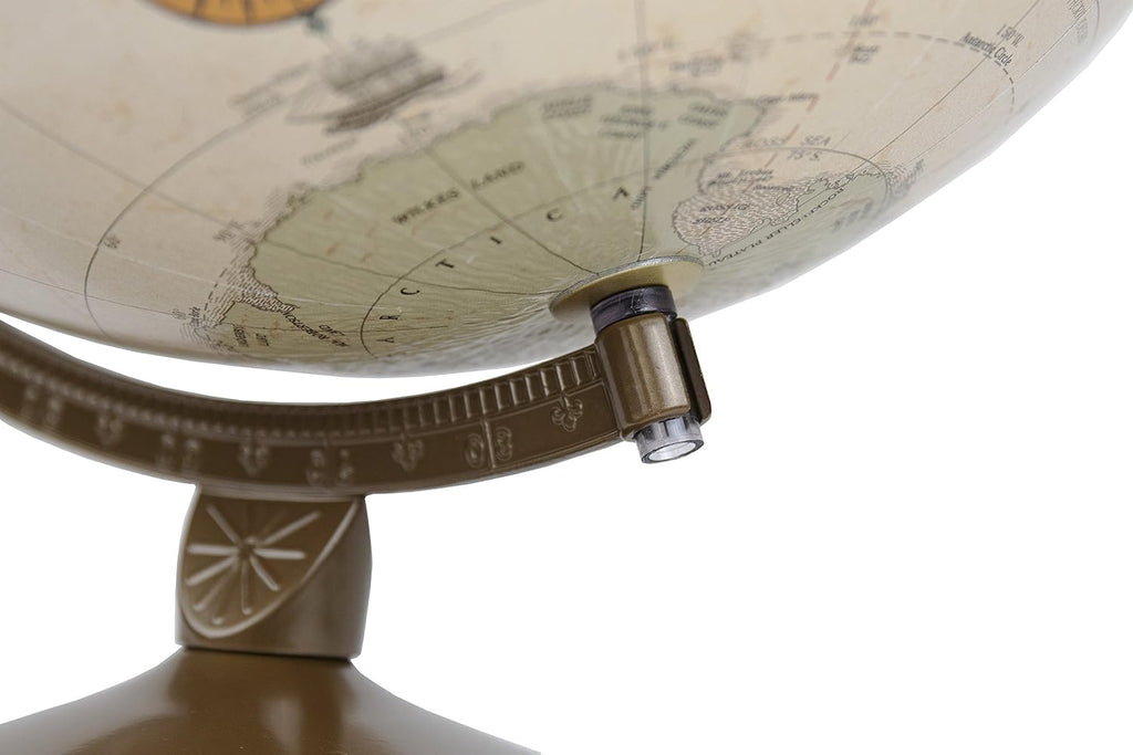 Franklin World Globe, Antique Ocean, 12-Inch Diameter,Over 4,000 Place Names