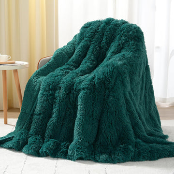 Fluffy Weighted Blanket for Adults 12lbs Twin Size, 48"x72"