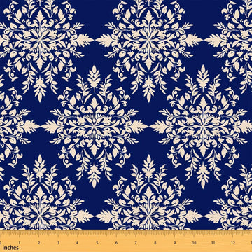 Boho Damask Fabric By the Yard, 10 Yards