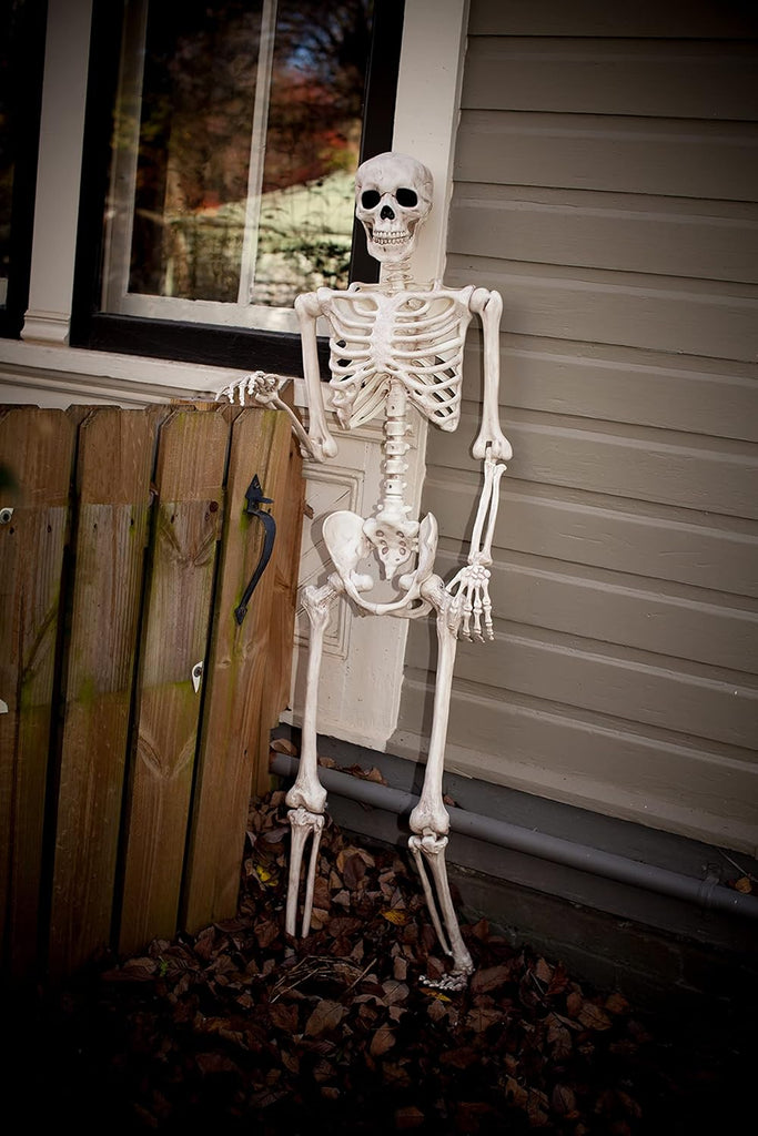 Original Pose-N-Stay Halloween Skeleton, 5 FT - Life-Size