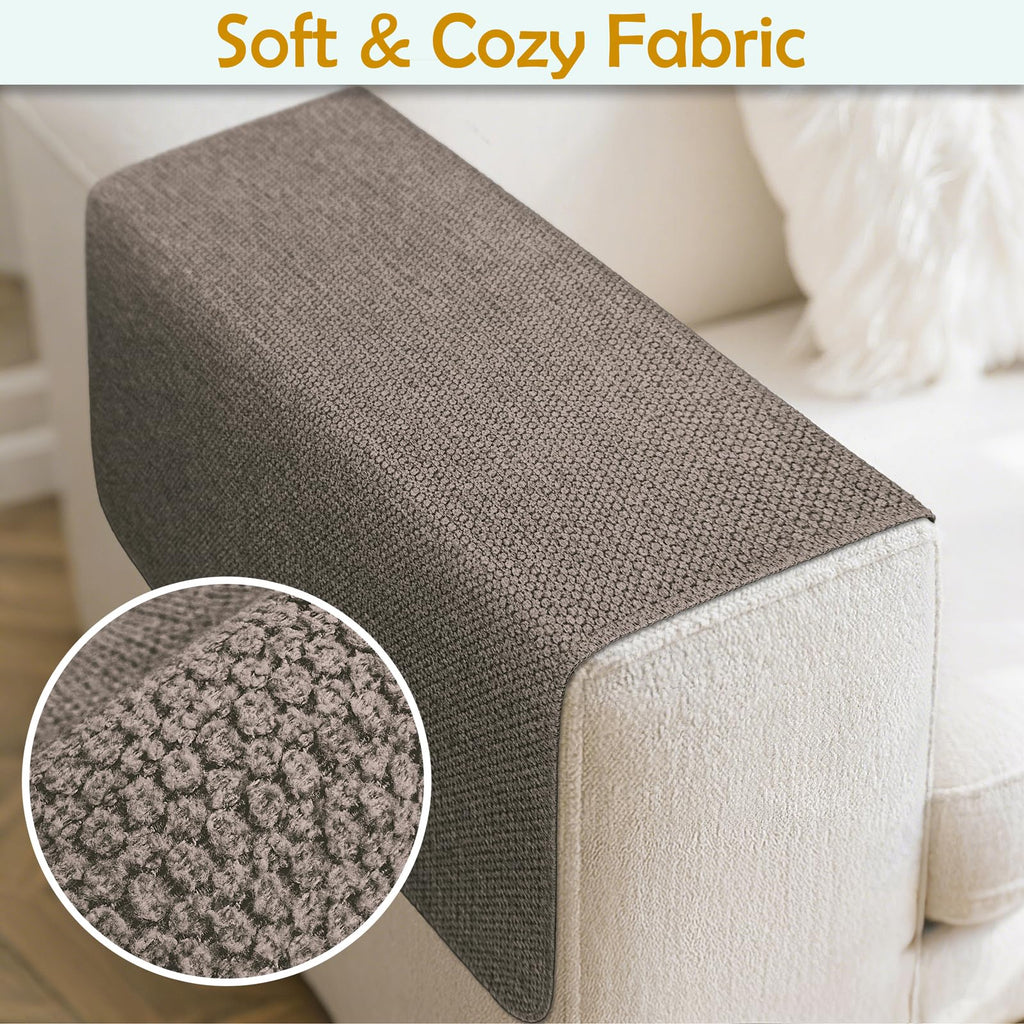 Couch Arm Covers, Waterproof Armrest Cover for Sofa, Loveseat, Armchair, Non-Slip Recliner Arm Cover, Sofa Arm