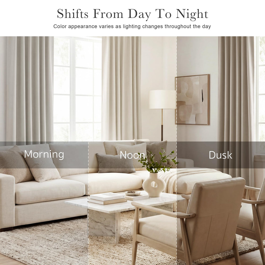 Blackout Short Cafe Curtains, Privacy Light Block Small Window Curtains Kitchen Basement Dining Classroom, W 29 x L