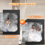 Manastin 2 Person Portable Steam Sauna for Home