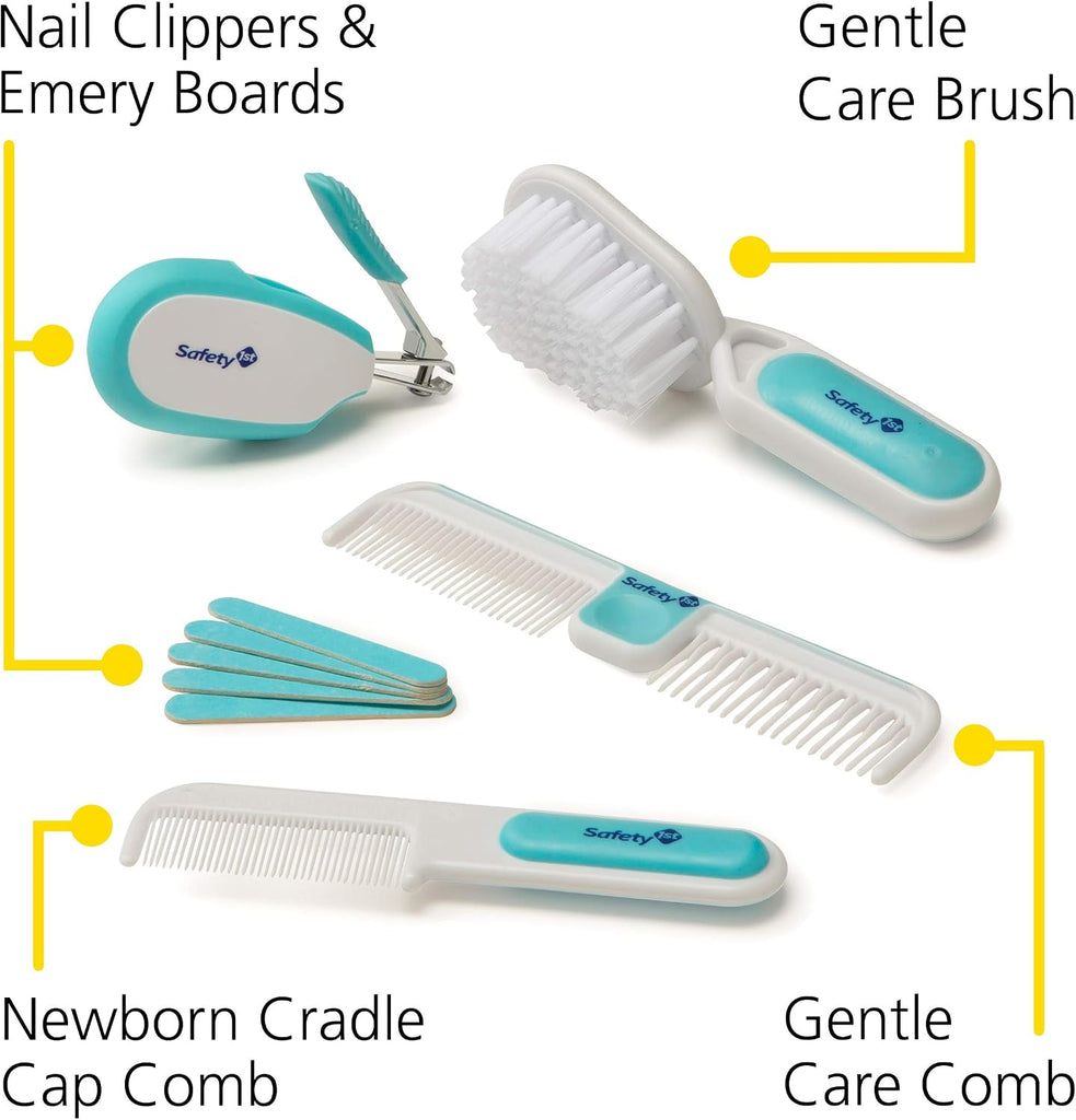 Deluxe Baby Healthcare and Grooming Kit, Arctic Blue, Newborn Baby Essentials, One Size, 25 Pieces
