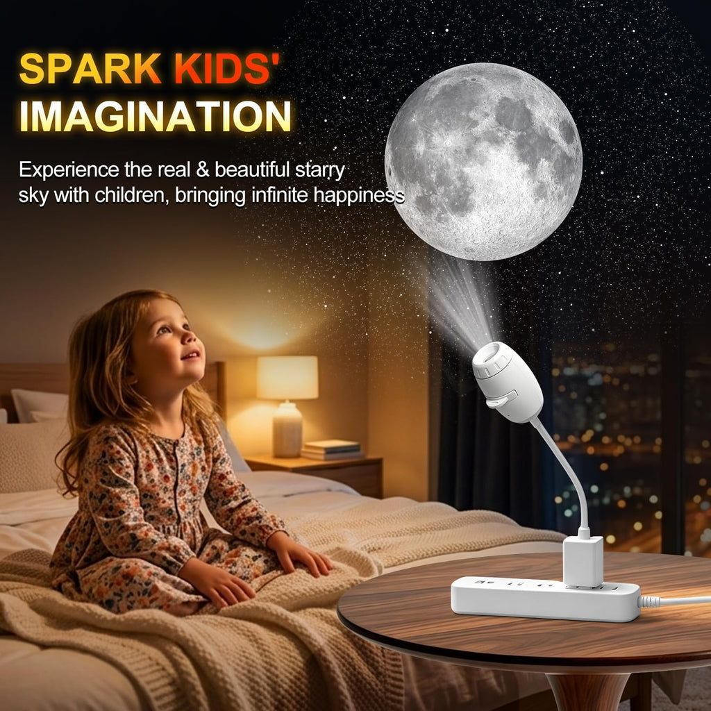 Galaxy Projector Night Light, in-1 USB Starry Sky Lamp, Kids Gift