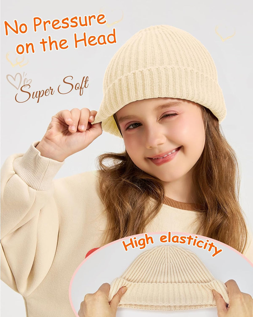 Toddler Beanie Baby Hat Boys Girls Beanies Wool Warm Kid Winter Hat