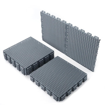 Fast-Drying Outdoor Decking for Garden, Kennel, Storage Shed, Basement, Garage, Patio, Bathroom, 10 PCS