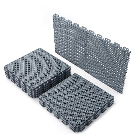 Fast-Drying Outdoor Decking for Garden, Kennel, Storage Shed, Basement, Garage, Patio, Bathroom, 10 PCS