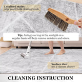 Vamcheer Modern Area Rug 5x7 - Upgraded 10mm Thick Sponge for Exceptional Comfort