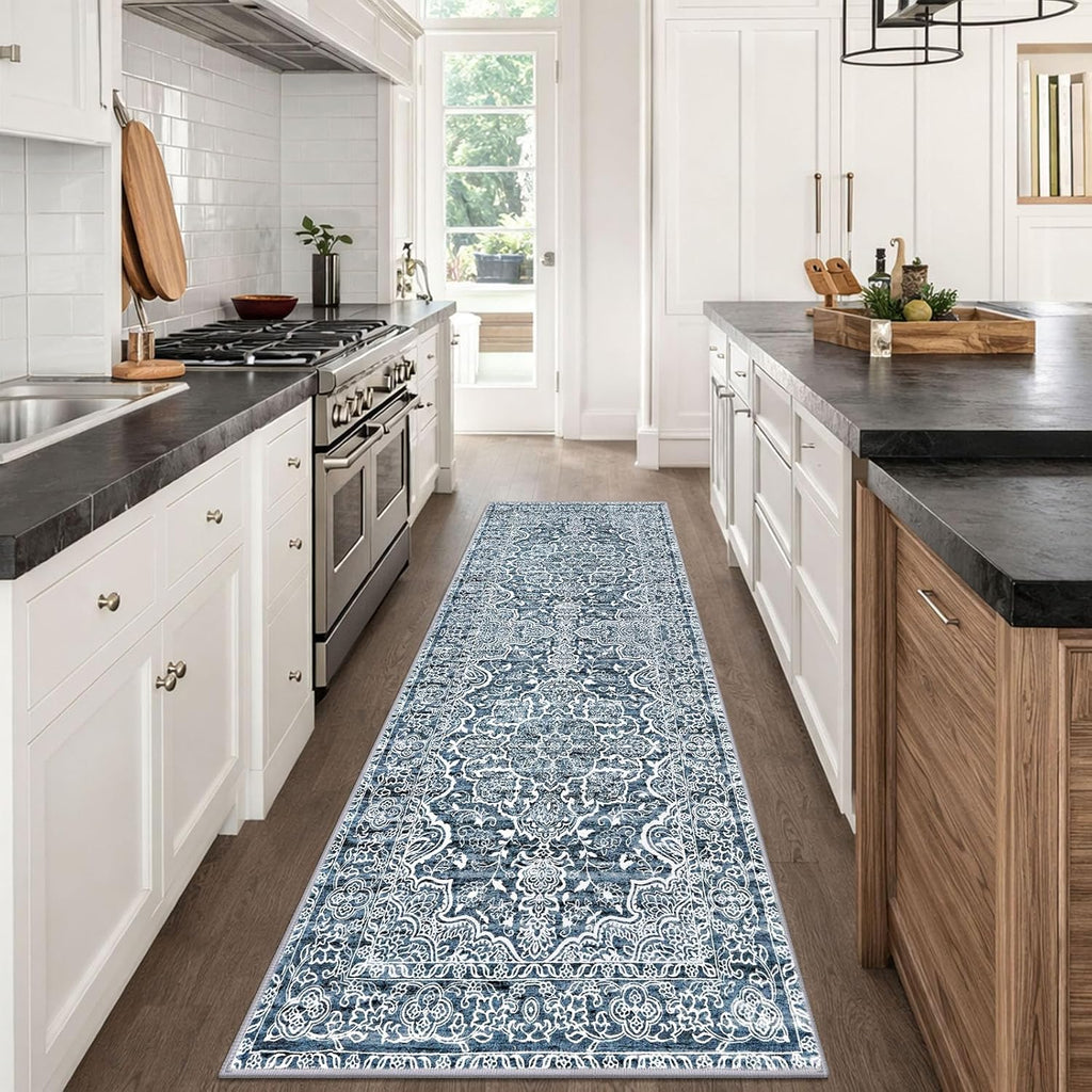 Vintage Washable Runner Rug, 2.6x8 Runners