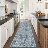 Vintage Washable Runner Rug, 2.6x8 Runners