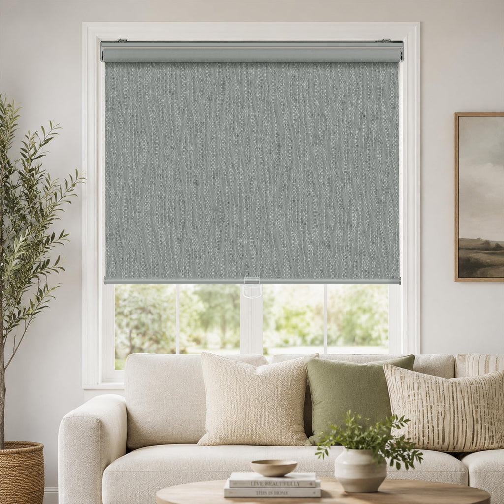 Blackout Roller Shades for Window, Cordless Pull Down Blinds