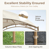 10x13 Outdoor Gazebo, Sturdy Metal Frame Pergola for Patio,  - Image 5