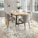 5x8 Area Rug Living Room Rugs - Washable Neutral Modern Abstract Soft Thin Large Rug Indoor Floor No Slip Rug Carpet