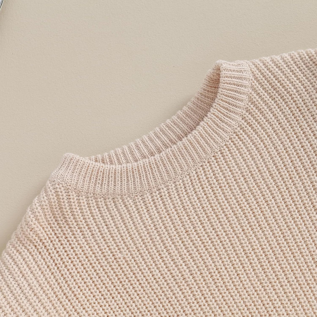 Infant Baby Girl Sweater Baby Pullover Sweater Toddler Girl Knit Sweatshirt Fall Winter Clothes