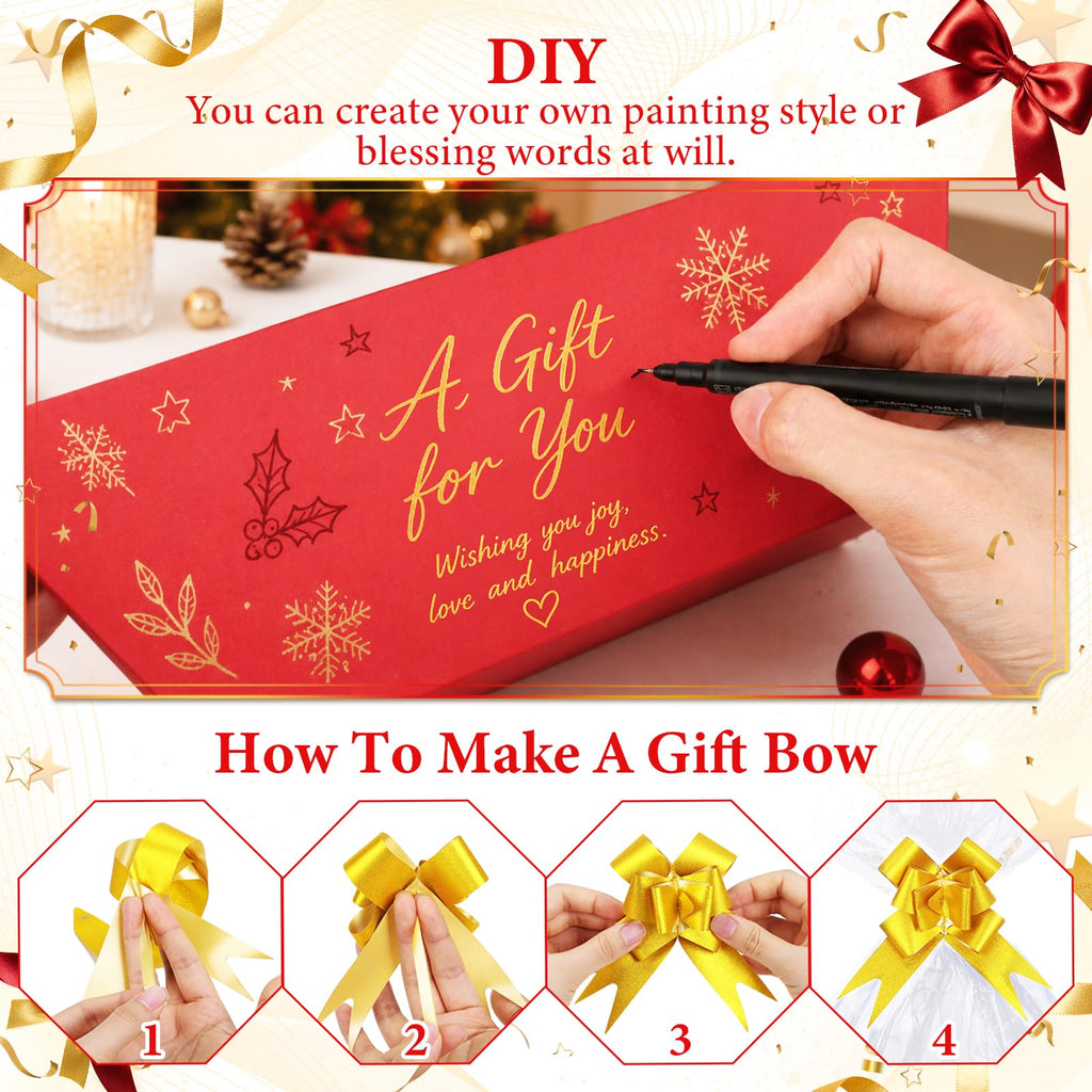 10 PCS Red Christmas Baskets Gift Empty Gift Baskets to Fill