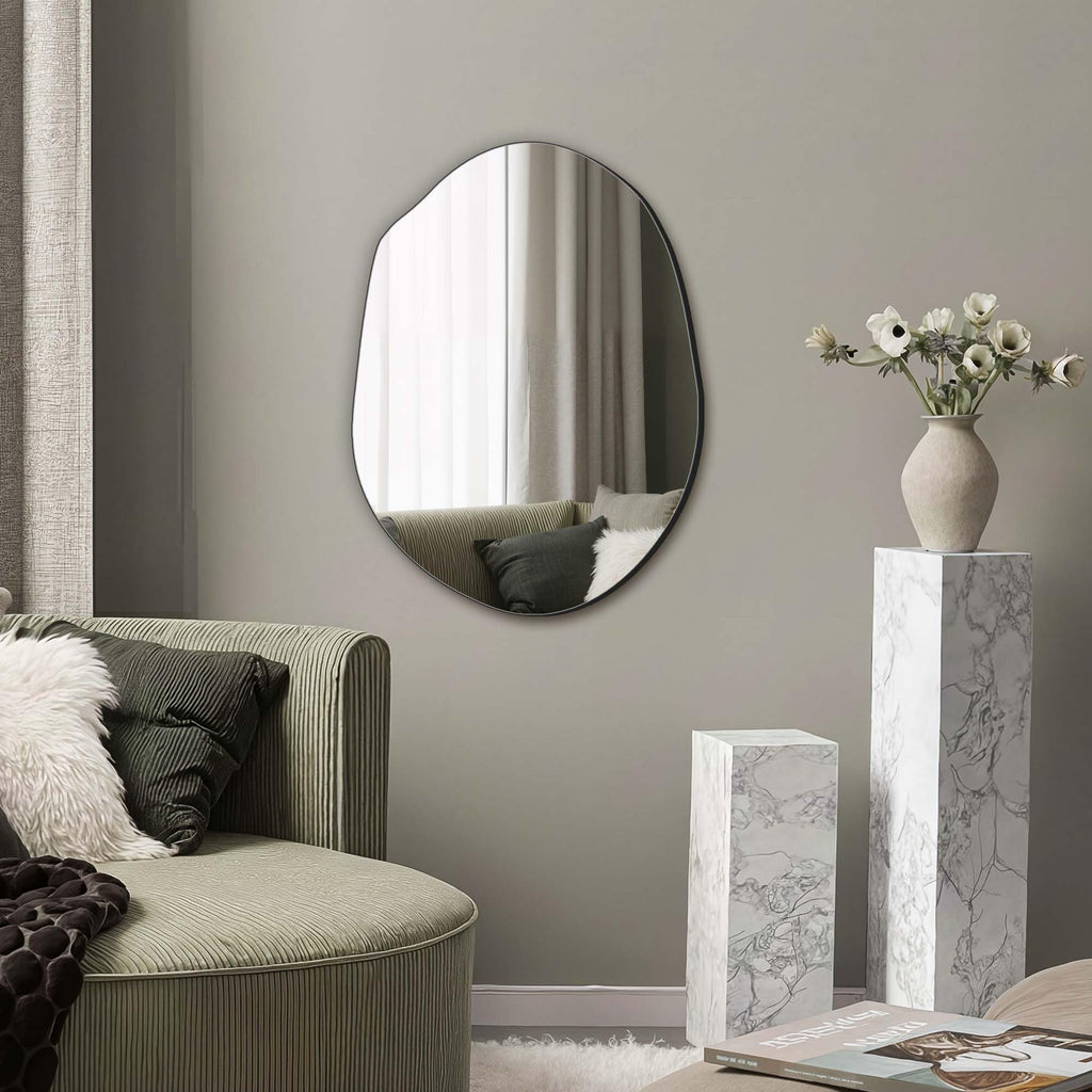 Irregular Wall Mirror, 24"x18"