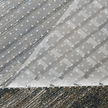 Aisle Runner Protector - Non Slip Waterproof Clear Vinyl Stair Runner & Carpet Protector with Gripper