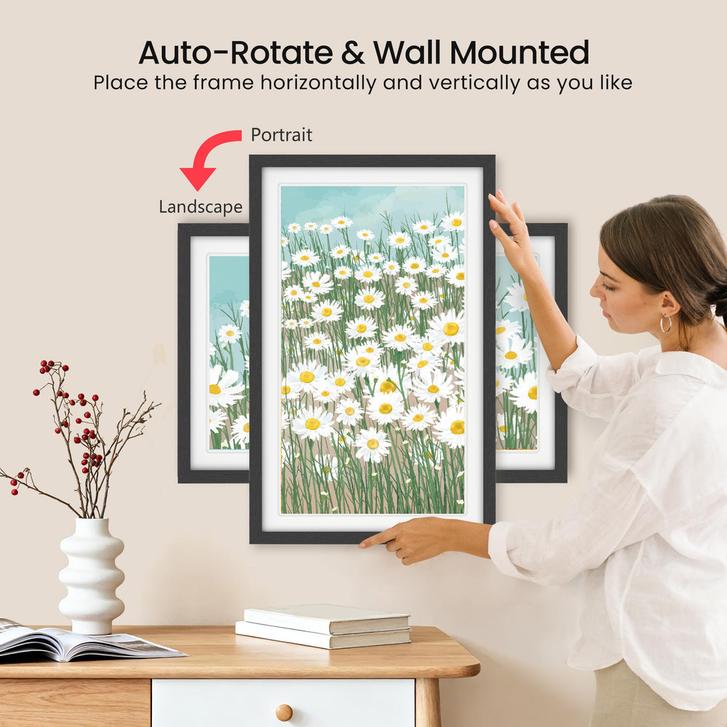 64GB Frameo 21.5" Digital Picture Frame Large WiFi Electronic Photo Frames