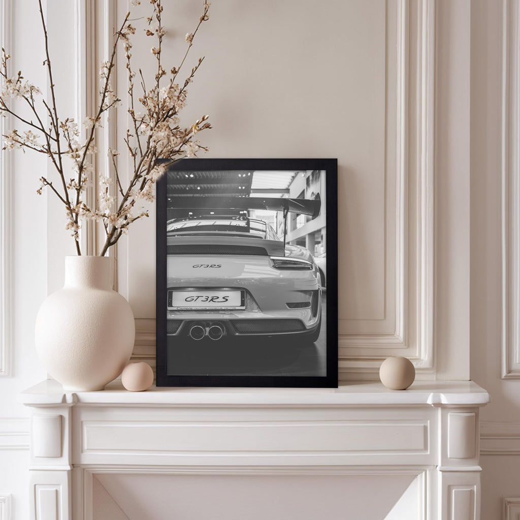 Luxury Car Print - Automobile Poster - Transportation Art - Black and White Wall Design - Photography Art - Great