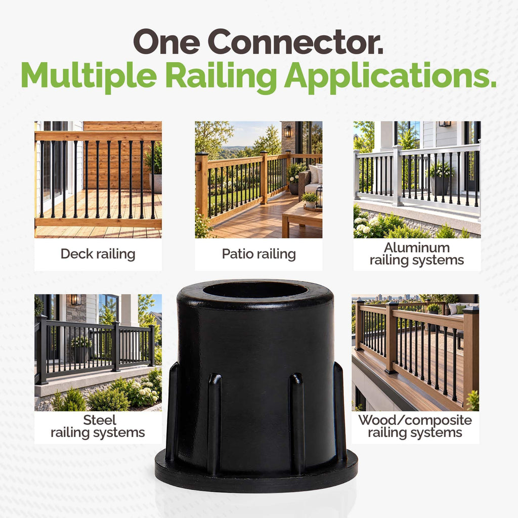 Baluster Connectors for 3/4" Metal Balusters, 5000 Pack