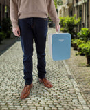 10L Mini Fridge for Bedroom - Car, Office Desk & College Dorm Room - 12v Portable Cooler & Warmer for Food, Drinks