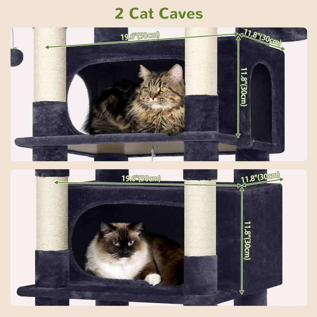 Giant Tall Heavy Duty Cat Tower for Indoor Large Cats