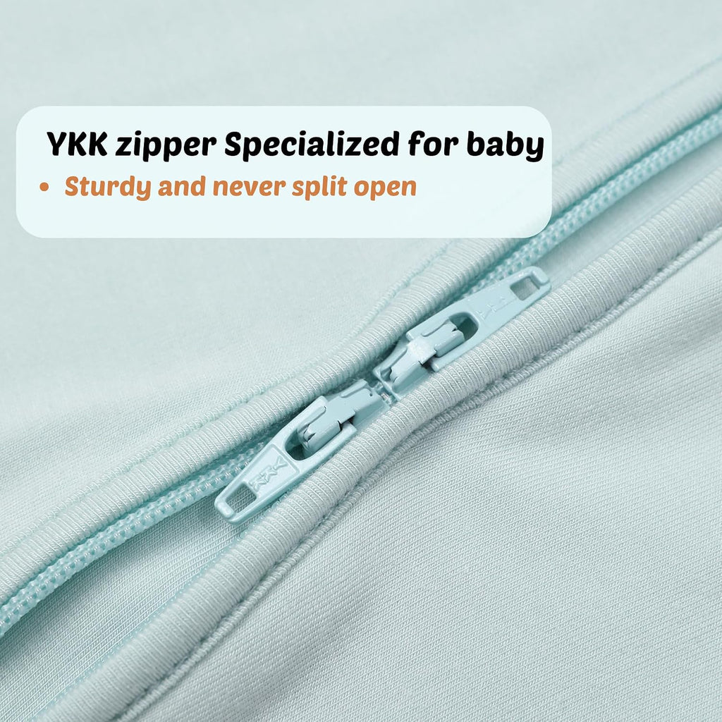 Ultra-Soft Convertible Baby Pajamas, Viscose from Bamboo, Sleepers for Boys & Girls to, Zipper