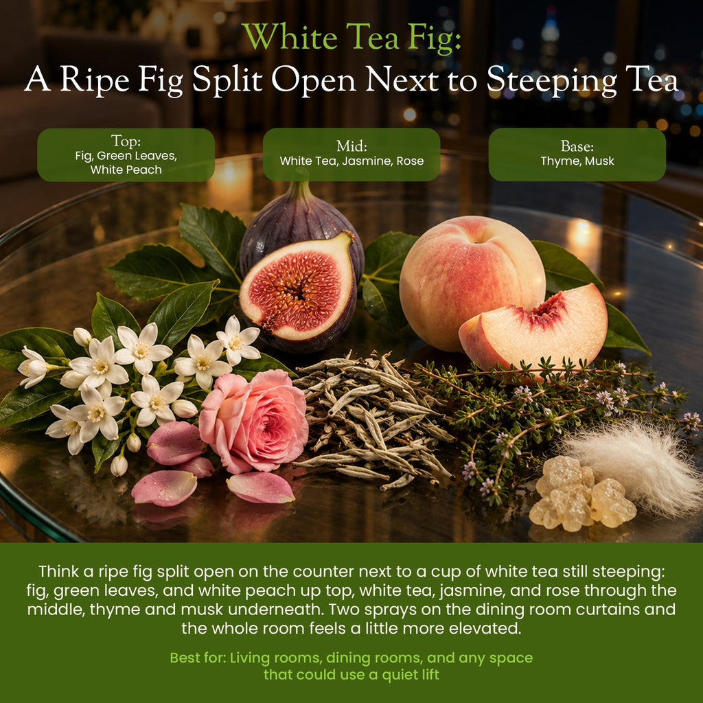 Retail White Tea Fig Luxury Hotel Scent Linen Spray, 16 fl oz