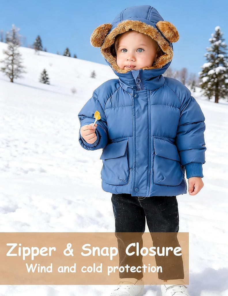 Baby Coat - Winter Clothes Toddler Boy Girl Jacket with Hood