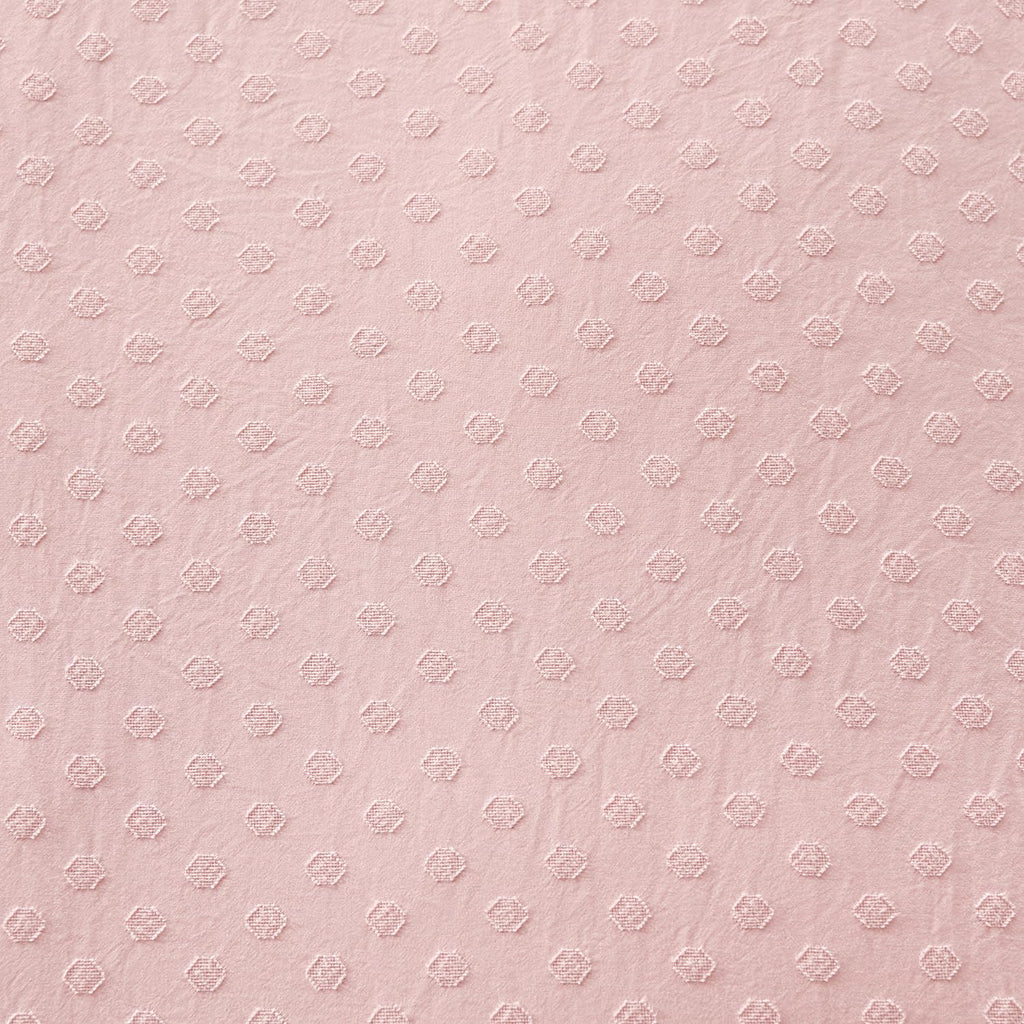 Pink Comforter Set Queen Polka Dot Soft Luxury Washed Microfiber Jacquard 3 Pieces Bedding Set, Pink Polka Dot