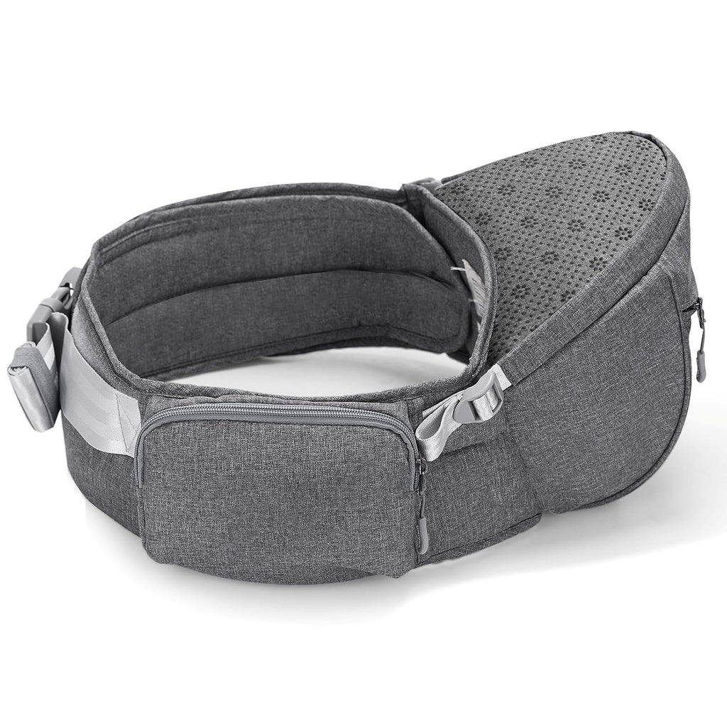 Baby Hip Seat Carrier for Toddler, Supports up to 45 lbs, Wide Anti-Slip Seat, Adjustable Waist Belt, Quick Up Down