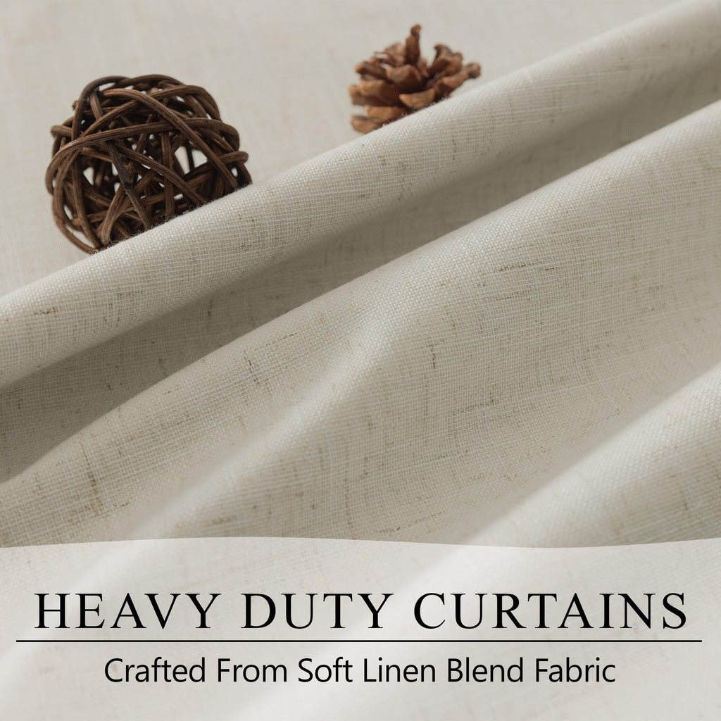 Long Black Out Curtains 108 Inch Length 2 Panel Complete Blackout Full Light Blocking Heat Winter Cold Thermal