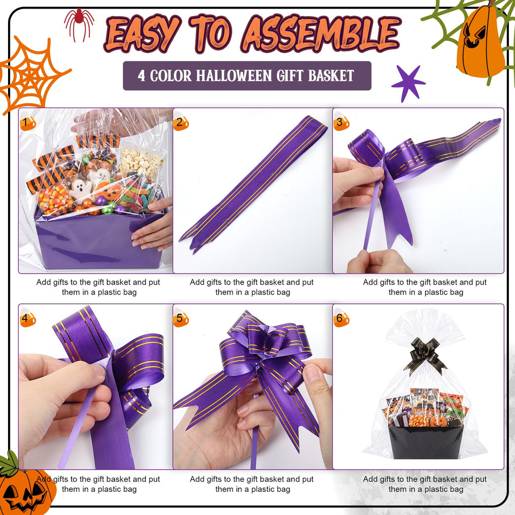 24 Pack Halloween Boo Basket For Gifts Empty Bulk
