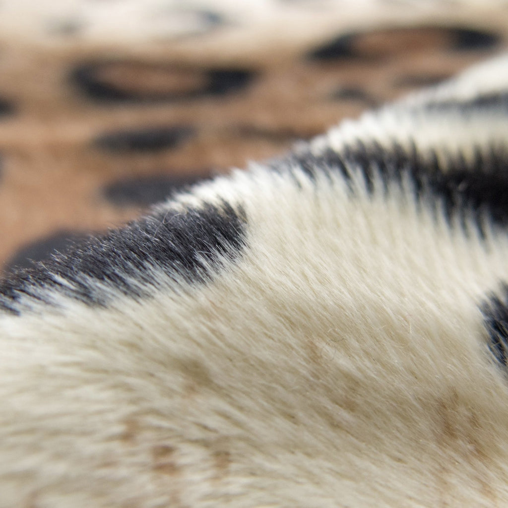Velboa Wave Print Leopard 60 Inch Fabric by The Yard (Brown)