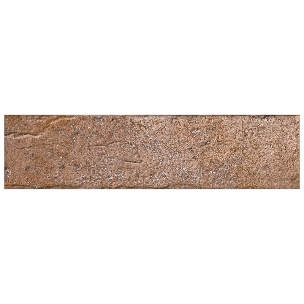 Brooklin Brick Cotto 2-3/8" x 9-3/4" Porcelain Floor and Wall Tile