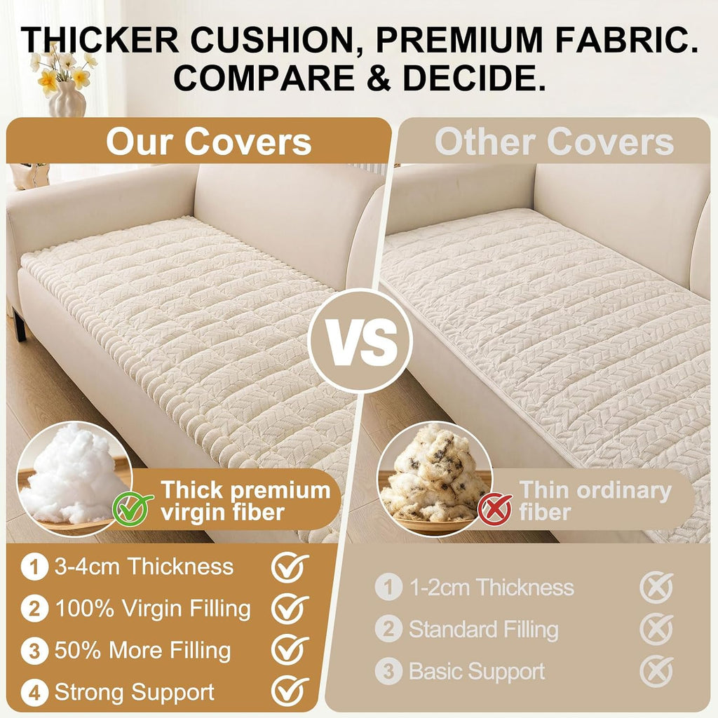 Couch Cover for Dogs, Non Slip Fuzzy Pet Sofa Covers Washable