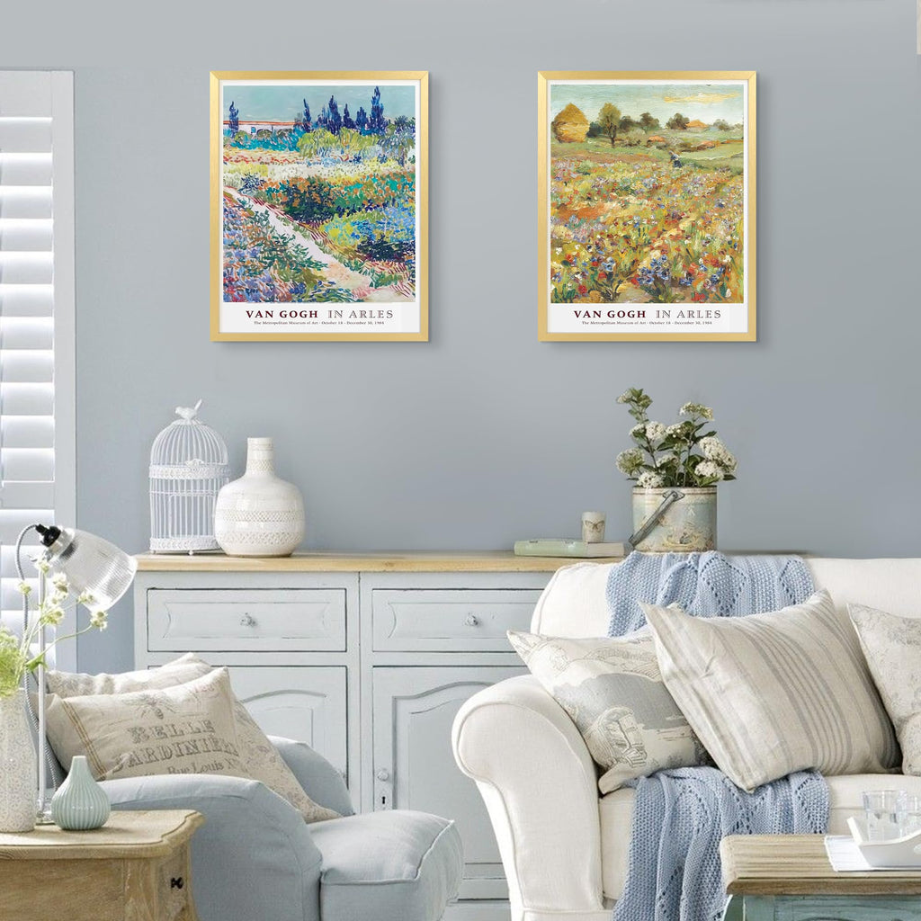 16x20 Picture Frame, Wall Gallery Frames Set of 2, Gold