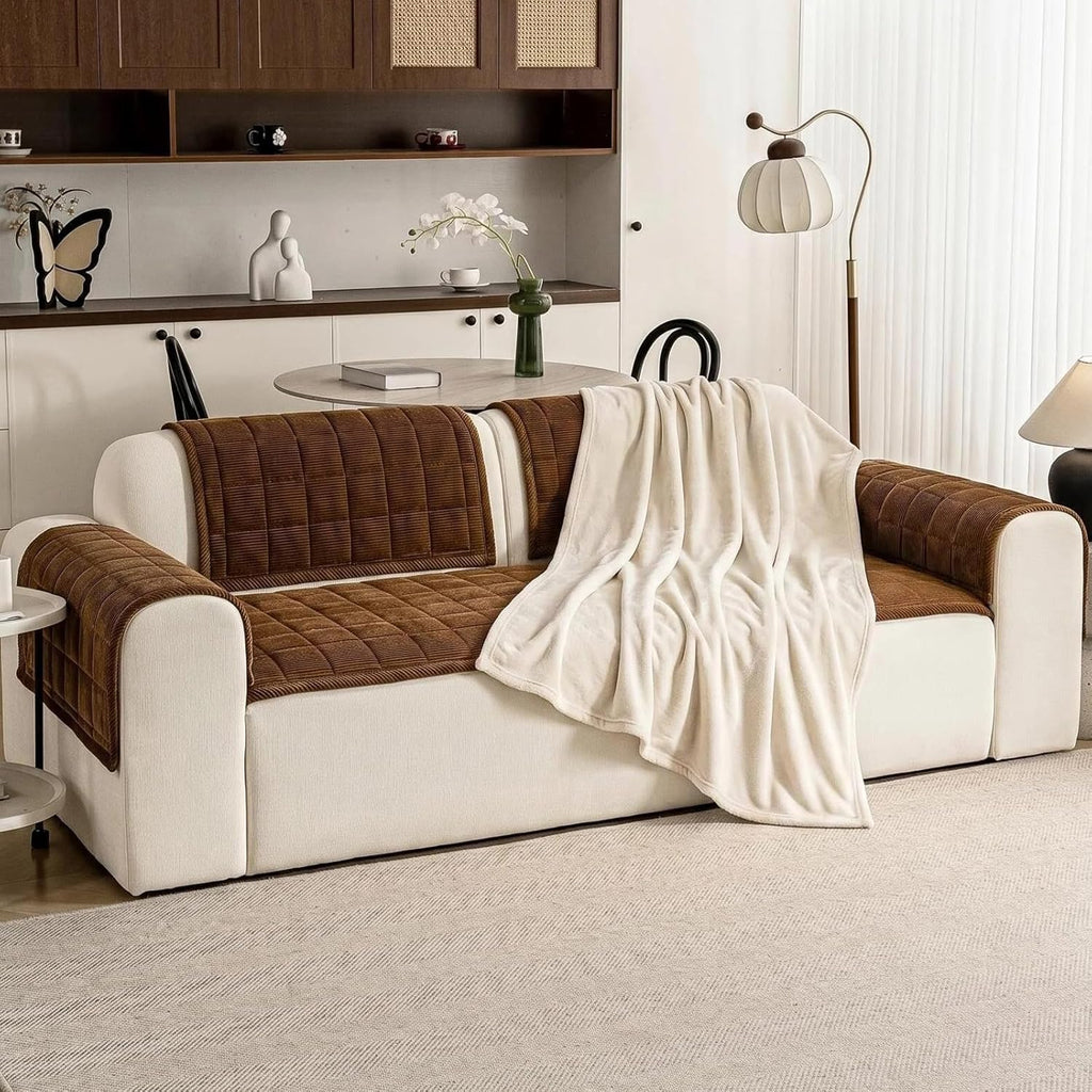 Couch Covers for Dogs, Non Slip Washable Pet Couch Covers for Sofa