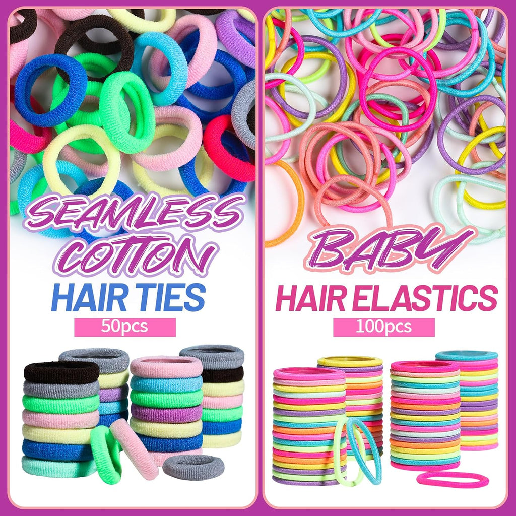 Hair Accessories for Girls Colorful Hair Rubber Bands Hair Ties