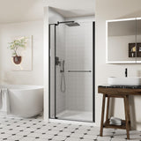 32-36" W x 72" H Frameless Pivot Shower Door