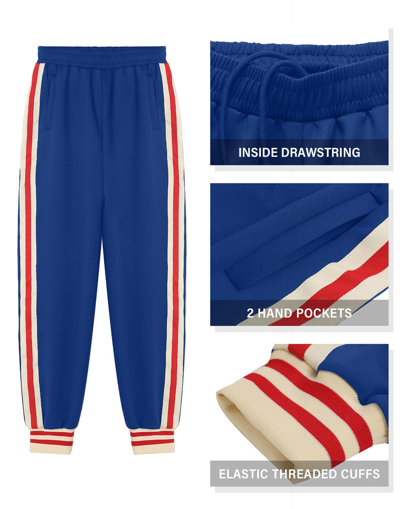 Boys Tracksuit Set 2 Piece Zip-Up Track Jacket & Jogger Pants Kids