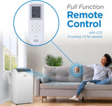 12,000 BTU Portable Air Conditioner with 9,000 BTU Heating, 4-in-1 AC, Heater, Dehumidifier and Fan