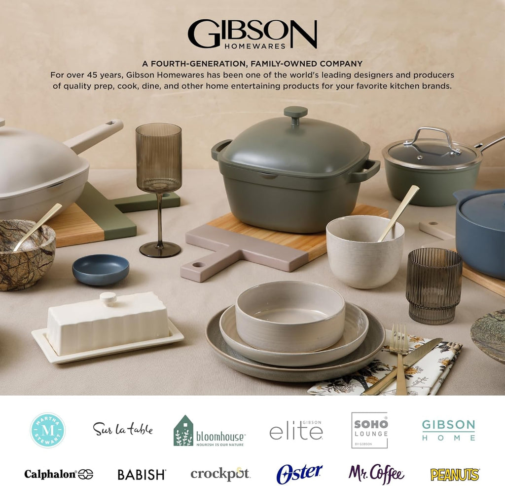 Oyster Tide Embossed 12 Piece (Service for 4) Plates and Bowls Reactive Glaze Round Dishes Stoneware Ceramic