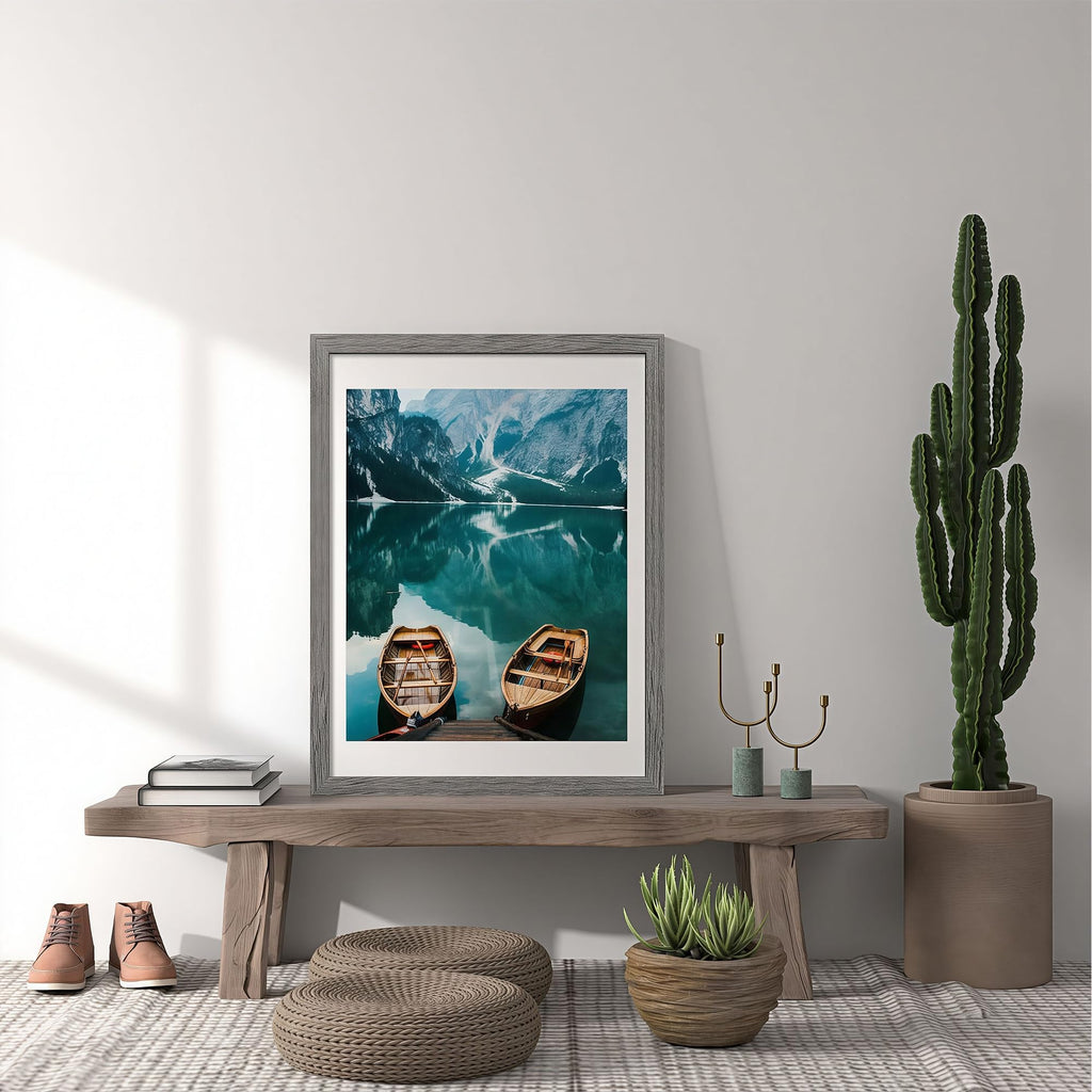 18x24 Picture Frame, Black Wood Style, Wall Mounting